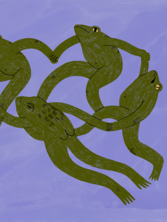 Frogs Print