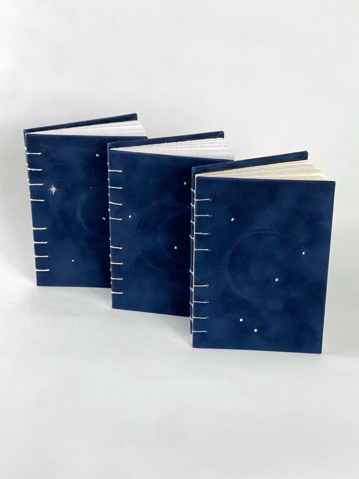 moon - coptic stitch book