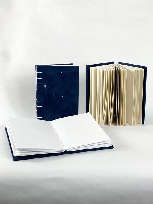 moon - coptic stitch book
