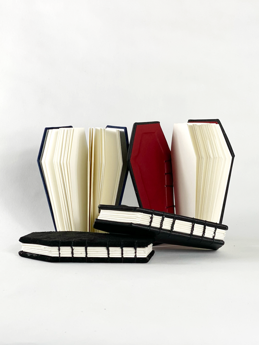 Coffin - coptic stitch book