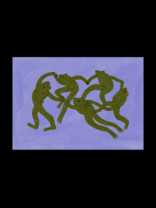 Frogs Print