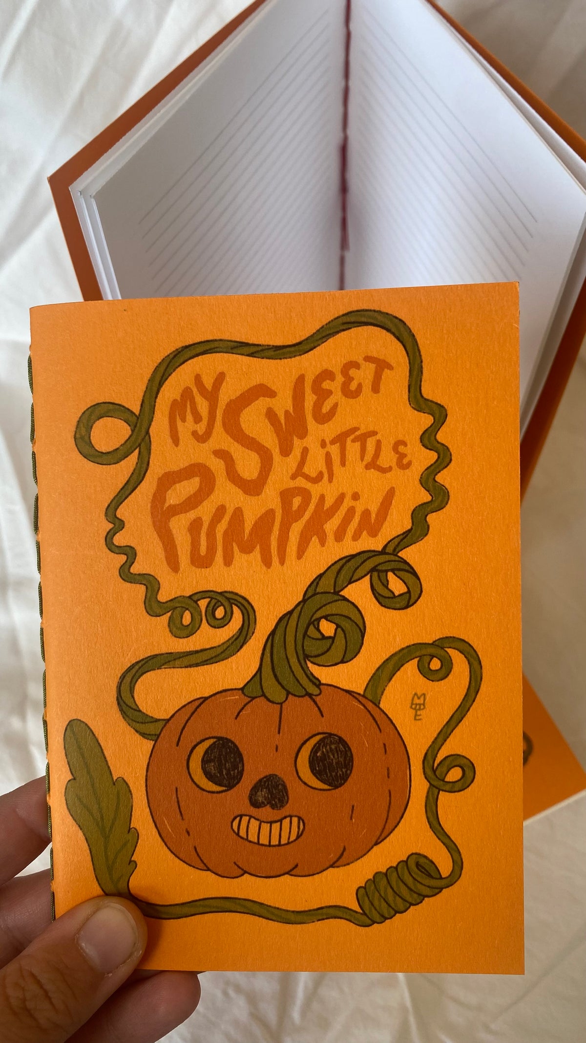 Pumpa anteckningsbok Grön