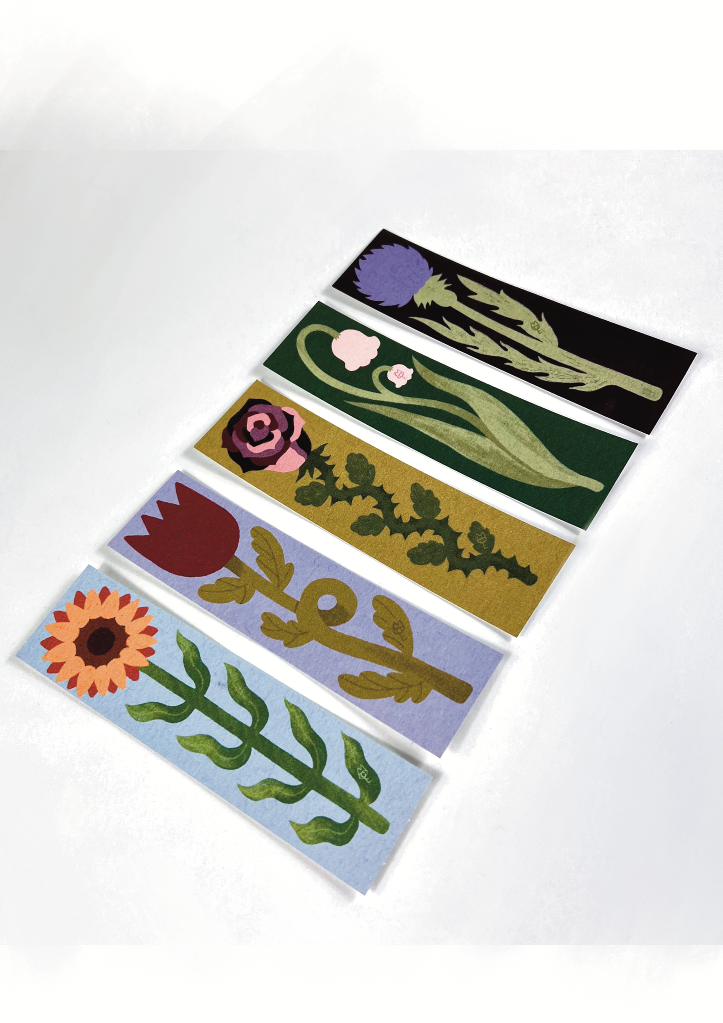 Floral Bookmarks