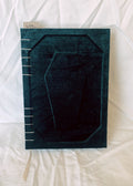 Turquoise Velvet - A5 Coptic stitch book