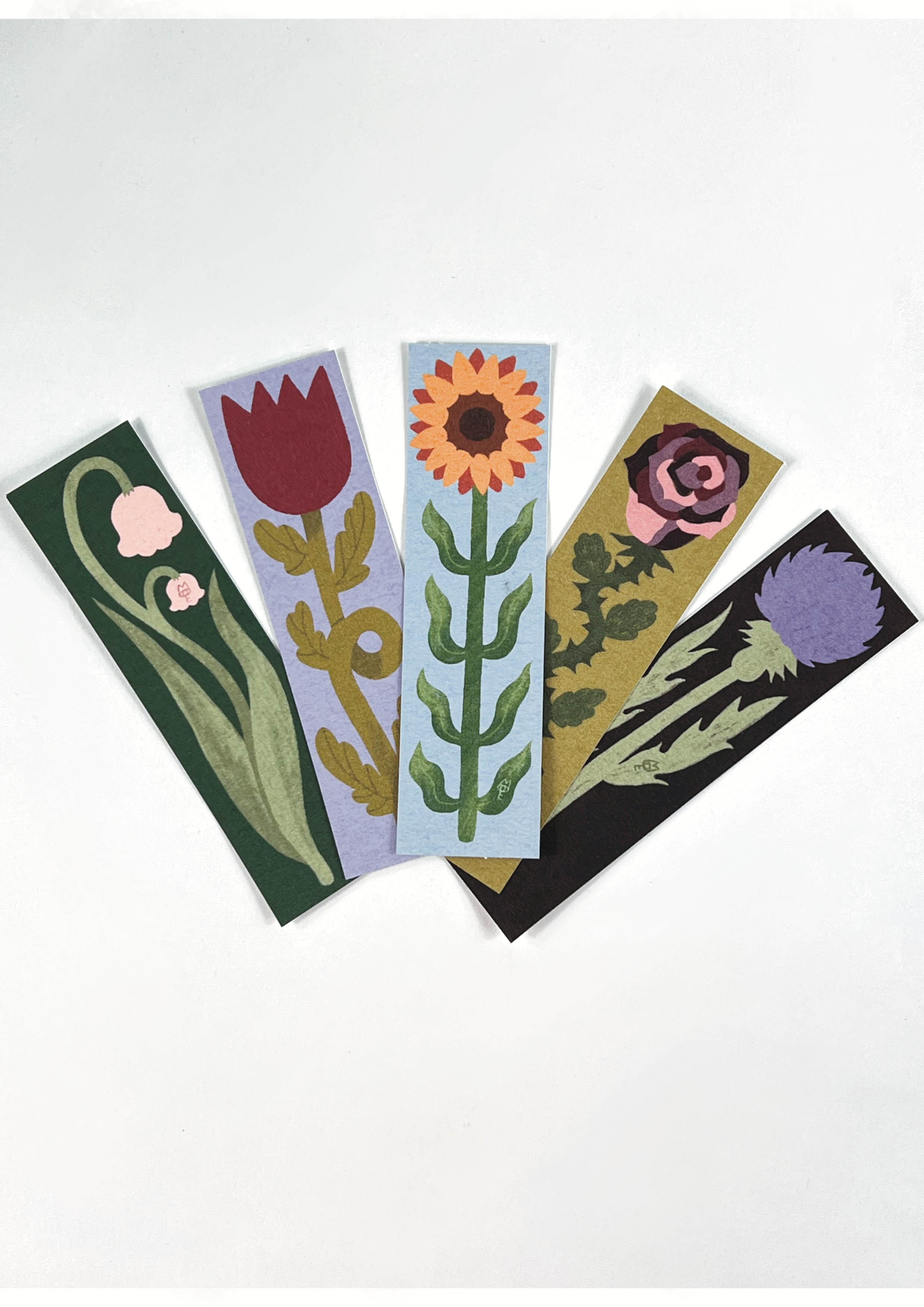 Floral Bookmarks