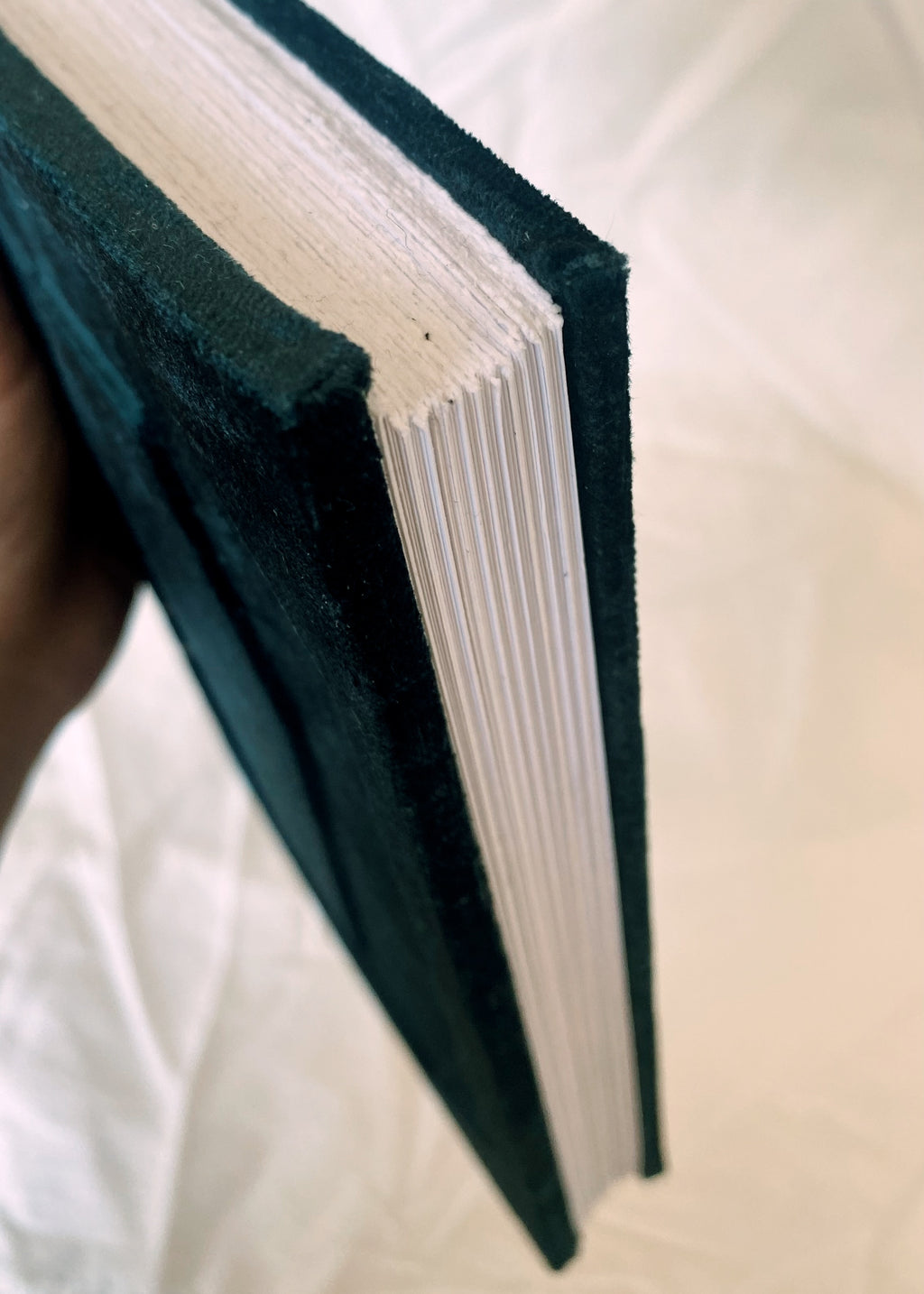Turquoise Velvet - A5 Coptic stitch book