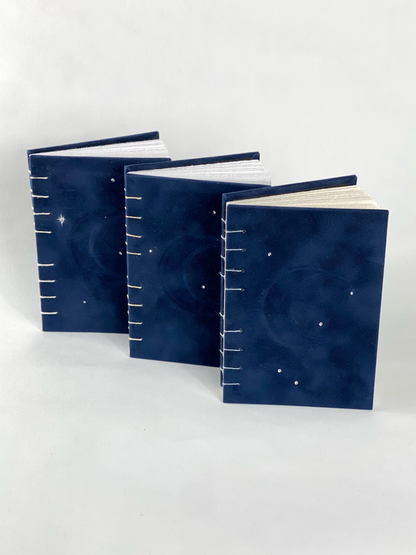 moon - coptic stitch book