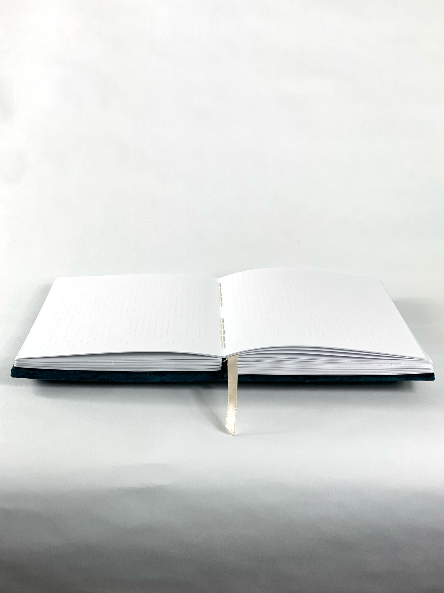 Turqoise Velvet - A5 coptic stitch book