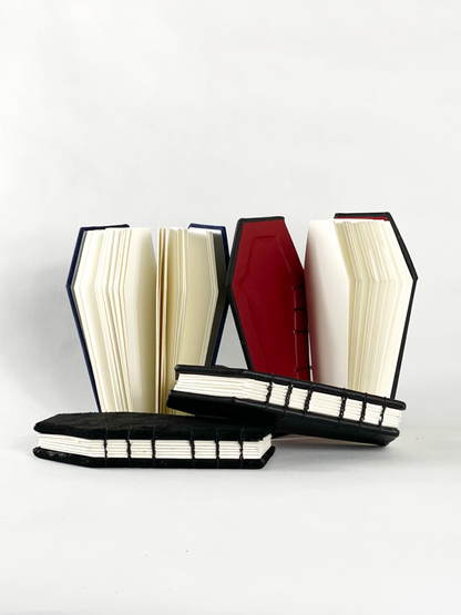 Coffin - coptic stitch book