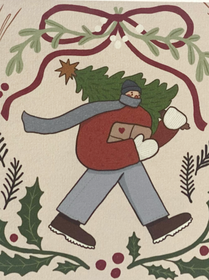 Coming Home For Christmas Print