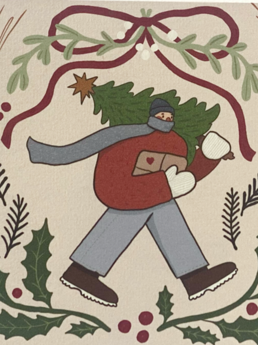 Coming Home For Christmas Print