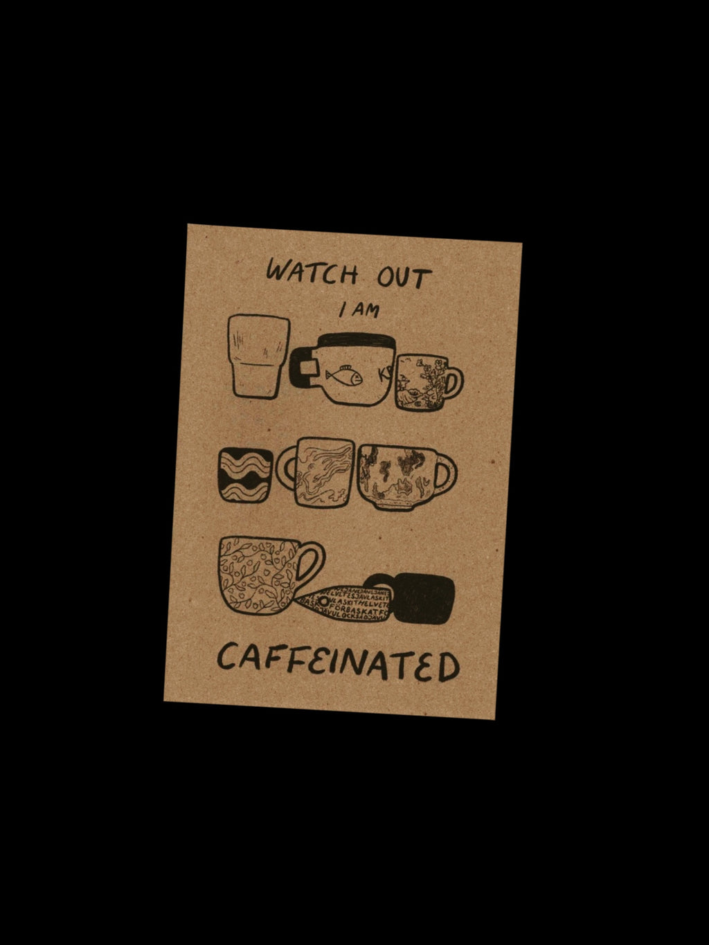 Caffeinated - A5 booklet
