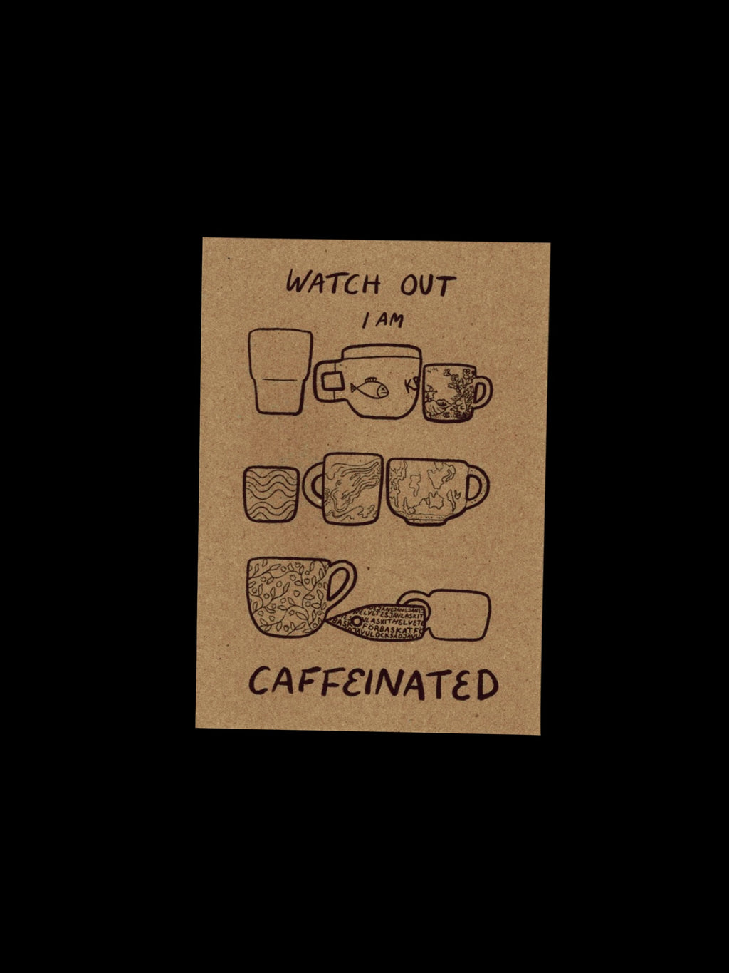 Caffeinated - A5 booklet