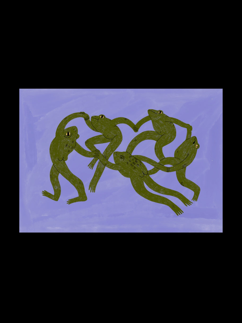 Frogs Print